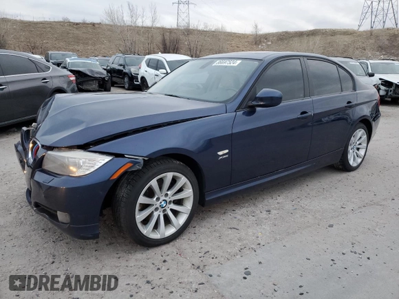 2011 BMW 3 Series 328i xDrive with VIN WBAPK7G53BNN71178, listed as a Copart auction lot 86697524 with 126,110 mi miles and Salvage Title. Bid and sale history available at carsss.com. Image 1.