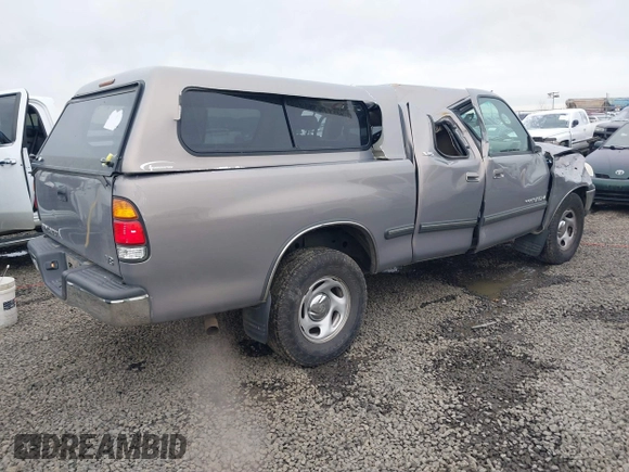 2000 Toyota Tundra SR5 with VIN 5TBRT3414YS086059, listed as a IAAI auction lot 41609962 with 105,030 mi miles and . Bid and sale history available at DreamBid. Image 4.