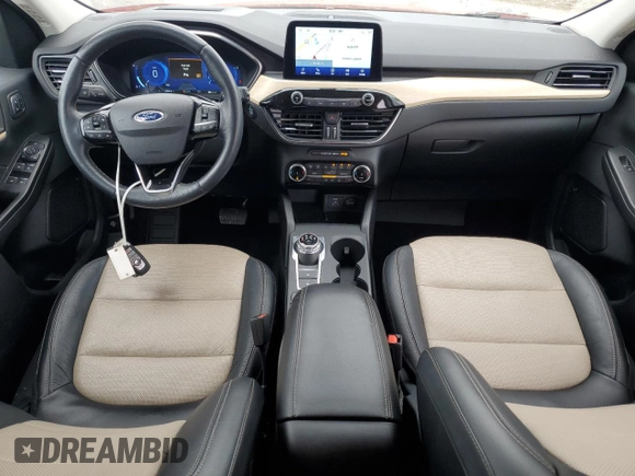 2022 Ford Escape Titanium with VIN 1FMCU9J96NUA09820, listed as a Copart auction lot 62679405 with 37,911 mi miles and Salvage title. Bid and sale history available at DreamBid. Image 8.