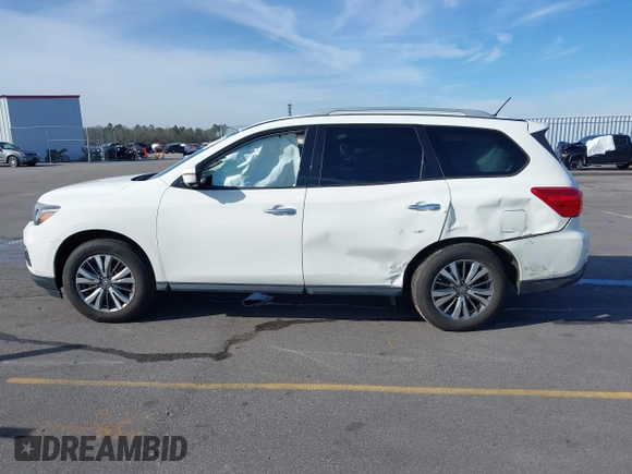 2018 Nissan Pathfinder S with VIN 5N1DR2MN9JC623167, listed as a IAAI auction lot 41606513 with 127,582 mi miles and . Bid and sale history available at DreamBid. Image 14.