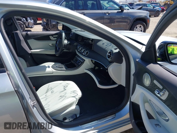 2023 Mercedes-Benz E-Class E 350 with VIN W1KZF8DB0PB162327, listed as a IAAI auction lot 41744631 with 1 mi miles. Bid and sale history available at carsss.com. Image 5.
