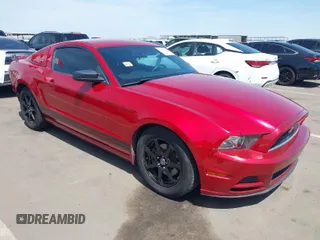 2013 Ford Mustang V6 with VIN 1ZVBP8AM3D5235583, listed as a IAAI auction lot 41988001 with 142,898 mi miles. Bid and sale history available at carsss.com. Image 1.