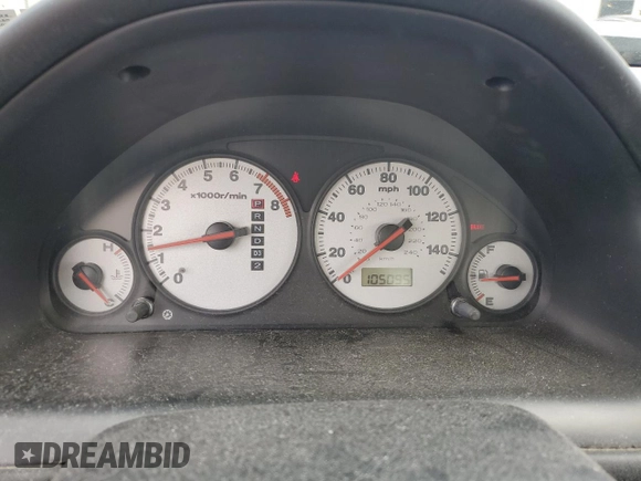 2002 Honda Civic LX with VIN 2HGES16532H577033, listed as a Copart auction lot 52639645 with 105,095 mi miles and Salvage Title. Bid and sale history available at DreamBid. Image 9.