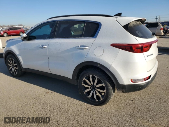 2019 Kia Sportage EX with VIN KNDPNCAC6K7533345, listed as a Copart auction lot 43153915 with 75,077 mi miles and Salvage Title. Bid and sale history available at carsss.com. Image 2.