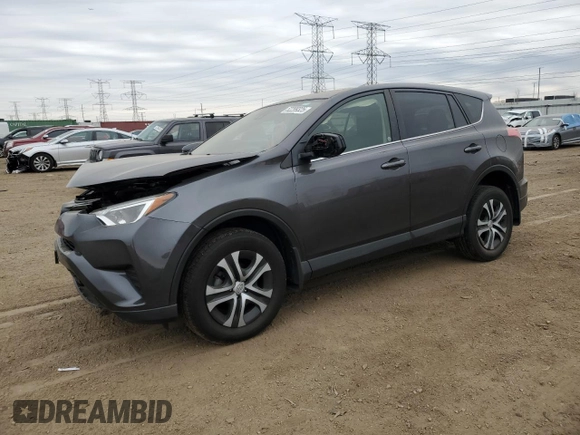 2018 Toyota RAV4 LE with VIN JTMBFREVXJJ226235, listed as a Copart auction lot 52299325 with 102,652 mi miles and Salvage Title. Bid and sale history available at carsss.com. Image 1.