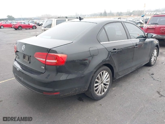 2015 Volkswagen Jetta Sedan 1.8T Sport with VIN 3VWD17AJXFM351760, listed as a IAAI auction lot 41338466 with 178,297 mi miles. Bid and sale history available at carsss.com. Image 4.