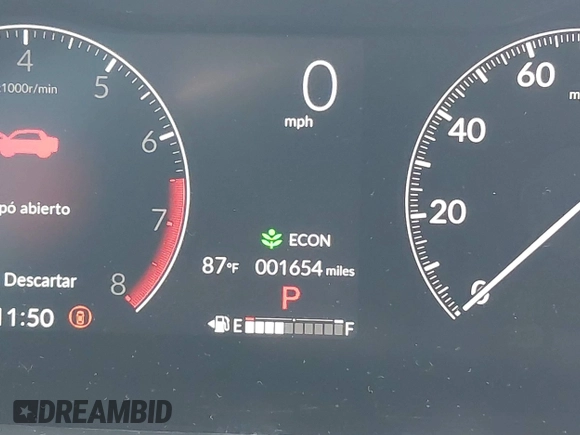 2025 Honda CR-V EX-L with VIN 2HKRS4H73SH438690, listed as a IAAI auction lot 41694874 with 1,654 mi miles and . Bid and sale history available at DreamBid. Image 15.