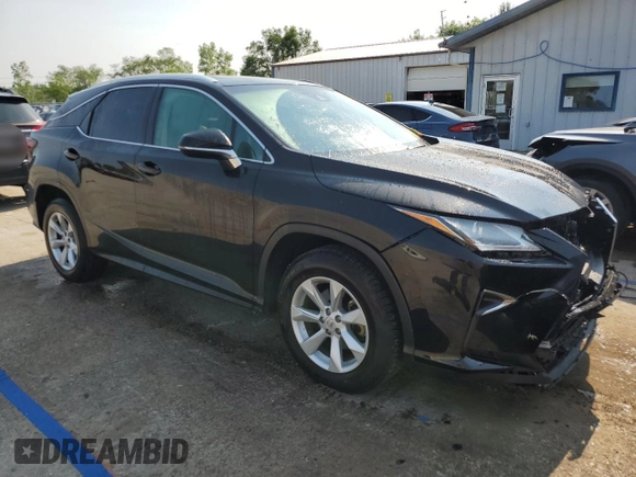 2017 Lexus RX 350 with VIN 2T2BZMCA5HC056345, listed as a Copart auction lot 60160915 with 187,081 mi miles and Salvage title. Bid and sale history available at DreamBid. Image 4.