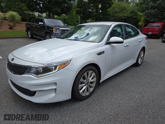 2016 Kia Optima EX with VIN 5XXGU4L33GG080449, listed as a Copart auction lot 61627205 with 154,294 mi miles and Clean title. Bid and sale history available at DreamBid. Image 2.