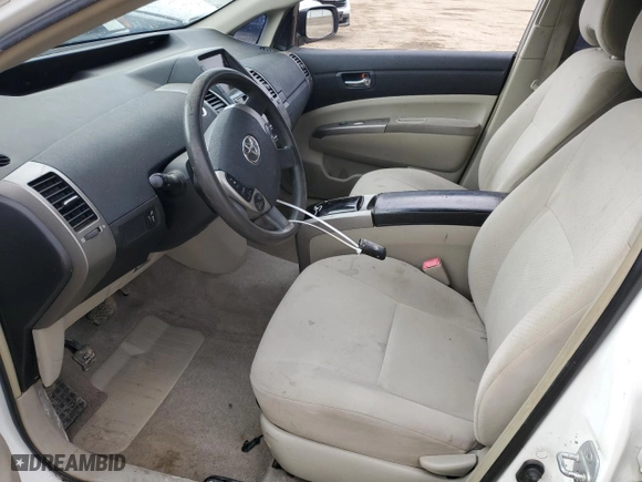 2007 Toyota Prius with VIN JTDKB20UX77622723, listed as a Copart auction lot 50990335 with 217,078 mi miles and Salvage Title. Bid and sale history available at carsss.com. Image 7.