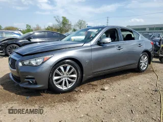 2016 Infiniti Q50 Premium с VIN JN1EV7AR1GM344424, выставлен на аукционе Copart как лот 57295155 с пробегом Не указан миль и Списание • Salvage title. История ставок и продаж доступна на DreamBid. Изображение 1.