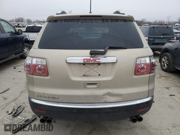2008 GMC Acadia SLT1 with VIN 1GKER23798J111222, listed as a Copart auction lot 84290854 with 259,340 mi miles and Salvage Title. Bid and sale history available at carsss.com. Image 6.
