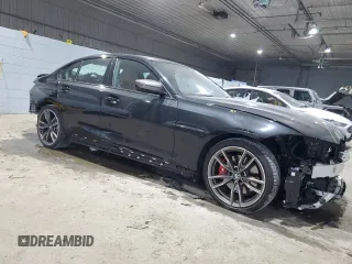 2022 BMW 3 Series M340i xDrive with VIN 3MW5U9J02N8C30176, listed as a Copart auction lot 83947374 with 20,863 mi miles and Salvage Title. Bid and sale history available at carsss.com. Image 4.