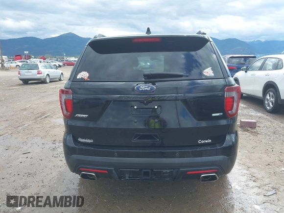 2017 Ford Explorer Sport with VIN 1FM5K8GT2HGC05395, listed as a IAAI auction lot 41358254 with 64,282 mi miles and . Bid and sale history available at carsss.com. Image 16.