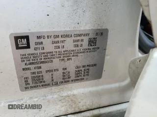 2021 Buick Encore GX Select with VIN KL4MMDS23MB043120, listed as a Copart auction lot 54731315 with 88,412 mi miles and Salvage title. Bid and sale history available at DreamBid. Image 13.