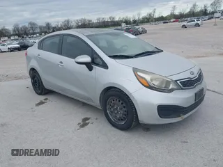2012 Kia Rio SX with VIN KNADN4A33C6050974, listed as a IAAI auction lot 41886129 with 167,777 mi miles. Bid and sale history available at carsss.com. Image 1.