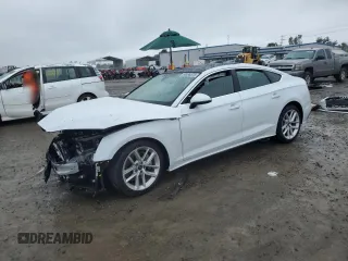 2024 Audi A5 Sportback S line Premium z VIN WAUDACF55RA055857, wystawiony jako Copart lot #50886375 z przebiegiem Nie podano mil oraz Szkoda całkowita • Salvage title. Historia ofert i sprzedaży dostępna na DreamBid. Obrazek 1.