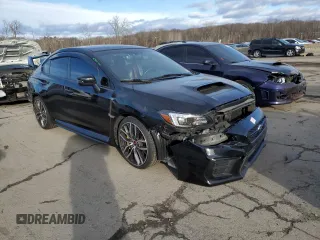 2021 Subaru WRX STI with VIN JF1VA2E63M9803680, listed as a Copart auction lot 82347044 with 21,859 mi miles and Salvage Title. Bid and sale history available at carsss.com. Image 4.