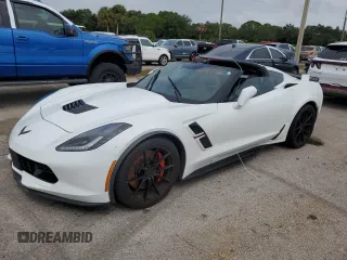 2019 Chevrolet Corvette Grand Sport 2LT with VIN 1G1YY2D71K5100492, listed as a Copart auction lot 74899774 with 0 mi miles and Non Repairable. Bid and sale history available at carsss.com. Image 1.
