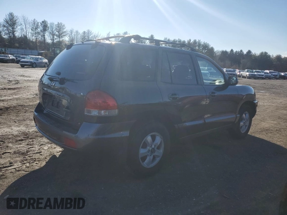 2006 Hyundai Santa Fe GLS with VIN KM8SC73D26U038446, listed as a Copart auction lot 84503654 with 181,717 mi miles and Salvage Title. Bid and sale history available at carsss.com. Image 3.