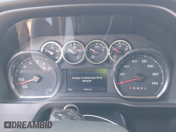 2022 Chevrolet Silverado 1500 LT with VIN 3GCPWCED5NG138842, listed as a IAAI auction lot 41485587 with 74,967 mi miles and . Bid and sale history available at DreamBid. Image 7.