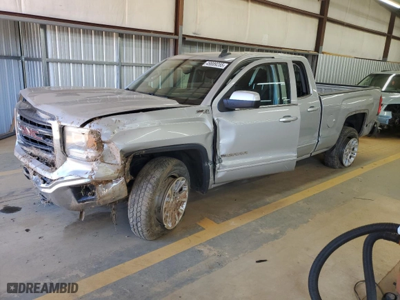 2015 GMC Sierra 1500 SLE with VIN 1GTV2UEC8FZ165308, listed as a Copart auction lot 49889255 with 0 mi miles and Salvage Title. Bid and sale history available at carsss.com. Image 1.