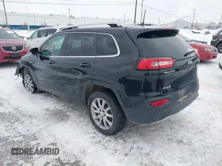 2018 Jeep Cherokee Limited with VIN 1C4PJMDB9JD564528, listed as a IAAI auction lot 41601139 with 110,711 mi miles. Bid and sale history available at carsss.com. Image 3.