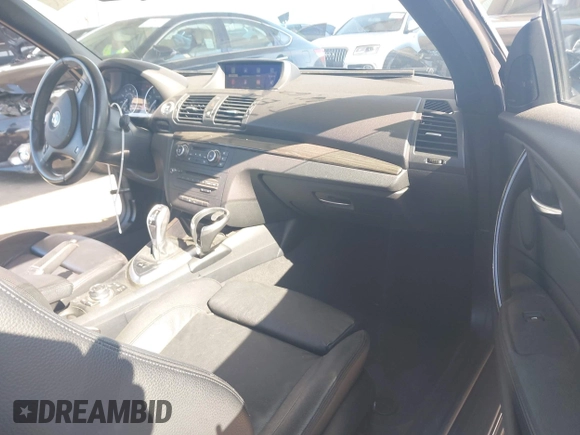 2012 BMW 1 Series 135i with VIN WBAUN7C51CVM26609, listed as a IAAI auction lot 41967481 with 46,127 mi miles and . Bid and sale history available at DreamBid. Image 5.