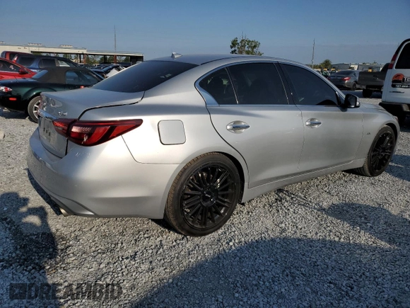 2020 Infiniti Q50 Luxe с VIN JN1EV7AP0LM202901, выставлен на аукционе Copart как лот 53184835 с пробегом 80 248 миль миль и На запчасти • Non repairable. История ставок и продаж доступна на DreamBid. Изображение 3.