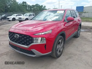 2022 Hyundai Santa Fe SE with VIN 5NMS14AJ6NH376410, listed as a IAAI auction lot 42005742 with 46,414 mi miles and . Bid and sale history available at DreamBid. Image 2.