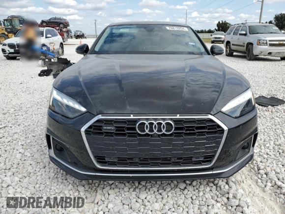 2023 Audi A5 Sportback Premium Plus with VIN WAUCBCF53PA056642, listed as a Copart auction lot 76813254 with 21,527 mi miles and Salvage Title. Bid and sale history available at carsss.com. Image 5.