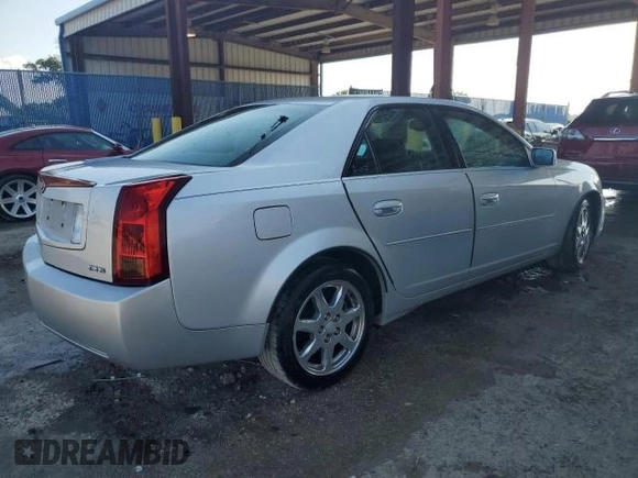2003 Cadillac CTS with VIN 1G6DM57NX30117340, listed as a Copart auction lot 75198374 with 142,315 mi miles and Non Repairable. Bid and sale history available at carsss.com. Image 3.