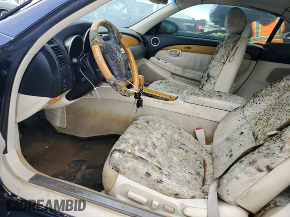 2002 Lexus SC with VIN JTHFN48Y520025507, listed as a Copart auction lot 76343484 with Not Provided miles and Salvage Title. Bid and sale history available at carsss.com. Image 7.