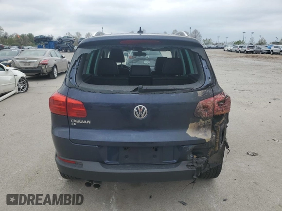 2016 Volkswagen Tiguan S z VIN WVGAV7AX4GW512535, wystawiony jako Copart lot #52570585 z przebiegiem 161 559 mil mil oraz Szkoda całkowita • Salvage title. Historia ofert i sprzedaży dostępna na DreamBid. Obrazek 6.