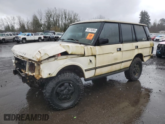 1991 Land Rover Range Rover with VIN SALHV124XMA605162, listed as a Copart auction lot 43775265 with 68,368 mi miles and Clean Title. Bid and sale history available at DreamBid. Image 1.