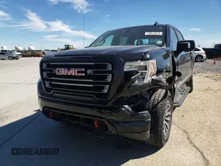 2021 GMC Sierra 1500 AT4 with VIN 3GTU9EET9MG370548, listed as a Copart auction lot 48034845 with 53,406 mi miles and Salvage Title. Bid and sale history available at carsss.com. Image 11.