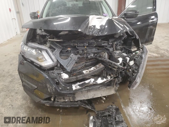 2017 Nissan Rogue S with VIN KNMAT2MV8HP562308, listed as a Copart auction lot 44606945 with Not Provided miles and Salvage Title. Bid and sale history available at carsss.com. Image 12.