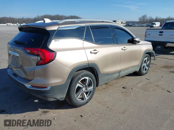 2018 GMC Terrain SLT with VIN 3GKALPEV7JL253429, listed as a IAAI auction lot 41527332 with 118,996 mi miles and . Bid and sale history available at carsss.com. Image 4.