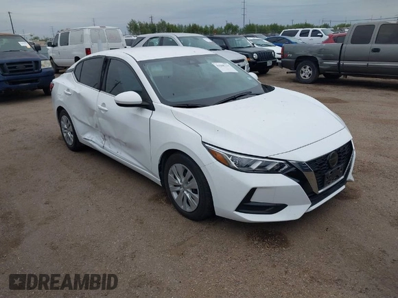 2023 Nissan Sentra S with VIN 3N1AB8BVXPY304476, listed as a IAAI auction lot 41048714 with 24,442 mi miles and . Bid and sale history available at DreamBid. Image 1.