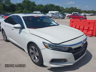 2018 Honda Accord EX z VIN 1HGCV1F40JA149195, wystawiony jako IAAI lot #42444408 z przebiegiem 127 926 mil mil oraz . Historia ofert i sprzedaży dostępna na DreamBid. Obrazek 1.