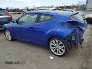 2013 Hyundai Veloster w/Black Int with VIN KMHTC6AD6DU110893, listed as a Copart auction lot 52685095 with 181,504 mi miles and Salvage Title. Bid and sale history available at carsss.com. Image 2.