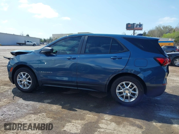 2024 Chevrolet Equinox LS with VIN 3GNAXHEG7RL221848, listed as a IAAI auction lot 41916003 with 10,249 mi miles and . Bid and sale history available at DreamBid. Image 14.