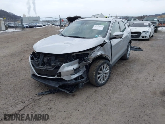 2020 Nissan Rogue Sport SL with VIN JN1BJ1CW5LW390349, listed as a IAAI auction lot 41432049 with 35,028 mi miles. Bid and sale history available at carsss.com. Image 2.