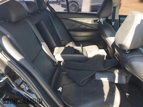 2015 Infiniti Q50 Premium with VIN JN1BV7AP8FM336966, listed as a Copart auction lot 50609175 with 100,564 mi miles and Salvage Title. Bid and sale history available at carsss.com. Image 10.