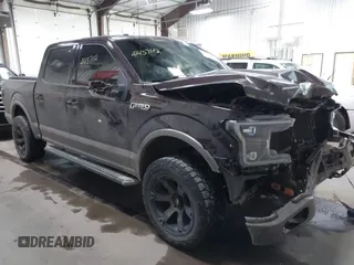 2018 Ford F-150 XL with VIN 1FTEW1EG0JKD08033, listed as a IAAI auction lot 41434712 with 110,386 mi miles. Bid and sale history available at carsss.com. Image 1.
