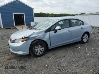 2012 Honda Civic LX z VIN 2HGFB2F59CH539947, wystawiony jako Copart lot #58688235 z przebiegiem 154 064 mil mil oraz Czysty tytuł • Clean title. Historia ofert i sprzedaży dostępna na DreamBid. Obrazek 1.
