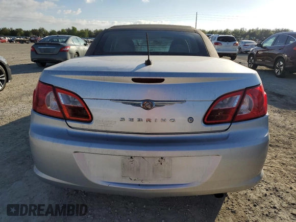 2008 Chrysler Sebring LX with VIN 1C3LC45K78N233950, listed as a Copart auction lot 79689514 with 0 mi miles and Non Repairable. Bid and sale history available at carsss.com. Image 6.
