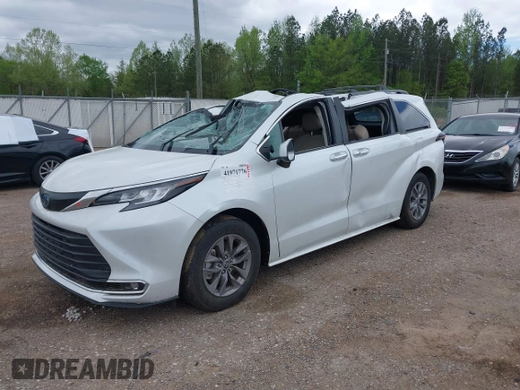 2023 Toyota Sienna XLE с VIN 5TDYRKECXPS153791, выставлен на аукционе IAAI как лот 41971776 с пробегом 27 629 миль миль и . История ставок и продаж доступна на DreamBid. Изображение 2.