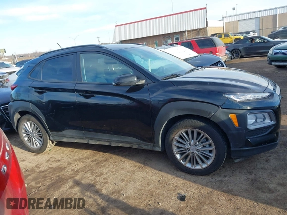 2021 Hyundai Kona SEL with VIN KM8K22AA3MU747284, listed as a IAAI auction lot 41609261 with 82,778 mi miles. Bid and sale history available at carsss.com. Image 13.