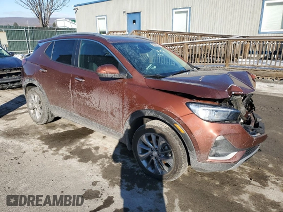 2021 Buick Encore GX Select with VIN KL4MMESLXMB093236, listed as a Copart auction lot 86498674 with 61,418 mi miles and Salvage title. Bid and sale history available at DreamBid. Image 4.
